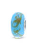CHARM'S Zilveren bead met glas