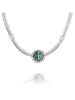 CHARM'S Silber-Bead mit Edelsteinen