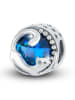 CHARM'S Zilveren bead met kristal