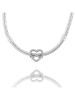 CHARM'S Silber-Bead mit Edelsteinen