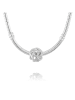 CHARM'S Silber-Bead mit Edelsteinen