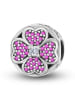 CHARM'S Silber-Bead mit Edelsteinen