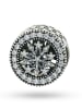 CHARM'S Silber-Bead mit Edelsteinen