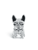 CHARM'S Zilveren bead met edelstenen