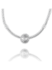 CHARM'S Silber-Bead mit Edelsteinen