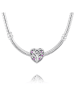 CHARM'S Zilveren bead met edelstenen