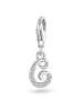CHARM'S Zilveren hanger met edelstenen