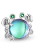 CHARM'S Zilveren bead met edelstenen