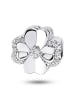 CHARM'S Zilveren bead met edelstenen