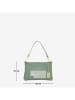 Anna Morellini Leder-Schultertasche "Sancia" in Türkis - (B)25 x (H)16 x (T)4 cm