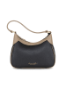 Anna Morellini Leder-Schultertasche "Sabbatina" in Schwarz - (B)30 x (H)20 x (T)12 cm