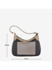 Anna Morellini Leren schoudertas "Sabbatina" zwart - (B)30 x (H)20 x (D)12 cm