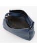Anna Morellini Leder-Umhängetasche "Melfi" in Dunkelblau - (B)26 x (H)19 x (T)9 cm