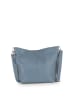 Anna Morellini Leder-Umhängetasche "Trapani" in Blau - (B)33 x (H)25 x (T)14 cm