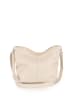 Anna Morellini Leren schoudertas "Trapani" beige - (B)33 x (H)25 x (D)14 cm