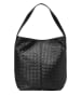 Marc O´Polo Leder-Schultertasche "Mod Peija" in Schwarz - (B)31 x (H)35 x (T)11 cm