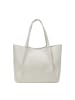 Marc O´Polo Leder-Shopper "Bellar" in Weiß - (B)43 x (H)31 x (T)15 cm