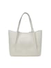 Marc O´Polo Leder-Shopper "Bellar" in Weiß - (B)43 x (H)31 x (T)15 cm