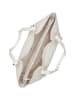 Marc O´Polo Leder-Shopper "Bellar" in Weiß - (B)43 x (H)31 x (T)15 cm
