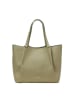 Marc O´Polo Leder-Shopper "Bellar" in Khaki - (B)43 x (H)31 x (T)15 cm