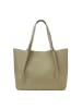 Marc O´Polo Leder-Shopper "Bellar" in Khaki - (B)43 x (H)31 x (T)15 cm