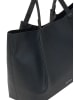 Marc O´Polo Leder-Shopper "Bellar" in Dunkelblau - (B)43 x (H)31 x (T)15 cm