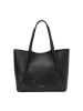 Marc O´Polo Leder-Shopper "Busin" in Schwarz - (B)39 x (H)28 x (T)11 cm
