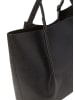 Marc O´Polo Leder-Shopper "Busin" in Schwarz - (B)39 x (H)28 x (T)11 cm