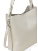 Marc O´Polo Leren schoudertas "Brinja" wit - (B)30 x (H)33 x (D)12 cm