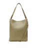 Marc O´Polo Leder-Schultertasche "Brinja" in Khaki - (B)30 x (H)33 x (T)12 cm