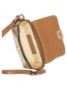 Marc O´Polo Leder-Umhängetasche "Thora" in Hellbraun - (B)24 x (H)17 x (T)9 cm