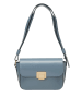Marc O´Polo Leder-Umhängetasche "Thora" in Hellblau - (B)24 x (H)17 x (T)9 cm
