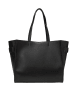 Marc O´Polo Leder-Shopper "Claris" in Schwarz - (B)38 x (H)32 x (T)20 cm