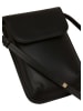 Marc O´Polo Leder-Handytasche "Amina" in Schwarz - (B)12 x (H)19 x (T)4 cm