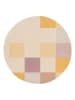 Rugs Essentials Kurzflor-Teppich ''Canvas'' in Beige/ Gelb/ Rosa