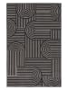 Rugs Essentials In- & Outdoor-Teppich ''Flow'' in Schwarz/ Beige