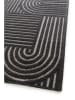 Rugs Essentials In- & Outdoor-Teppich ''Flow'' in Schwarz/ Beige