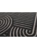 Rugs Essentials In- & Outdoor-Teppich ''Flow'' in Schwarz/ Beige