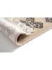 Rugs Essentials Kurzflor-Teppich ''ReFold'' in Beige/ Hellblau/ Orange