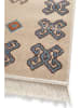 Rugs Essentials Kurzflor-Teppich ''ReFold'' in Beige/ Hellblau/ Orange