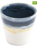 Salt and Pepper 4er-Set: Mokkabecher ''Flow'' in Weiß/ Dunkelblau - 100 ml