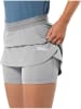Jack Wolfskin Skort "Prelight Chill" in Grau