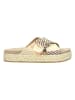 Claudia Ghizzani Slippers geel/meerkleurig