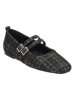 Claudia Ghizzani Ballerinas in Schwarz/ Silber