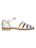 Claudia Ghizzani Sandalen in Silber/ Bunt