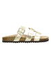 Claudia Ghizzani Slippers goudkleurig