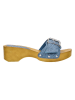 Claudia Ghizzani Slippers lichtblauw