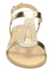 Claudia Ghizzani Sandalen goudkleurig