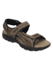 Bio Comfort Leder-Trekkingsandalen in Braun