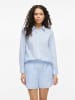 Vila Blouse lichtblauw/wit
